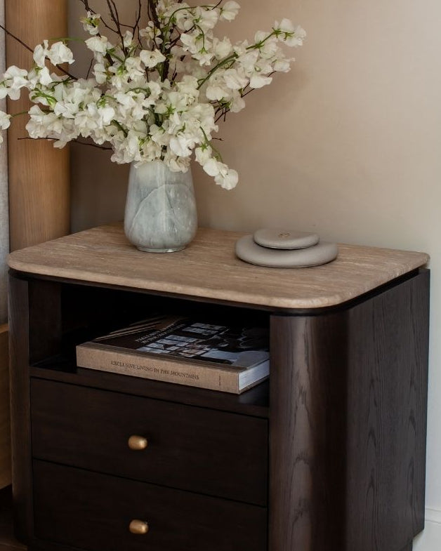Ellen Espresso Nightstand Nightstands