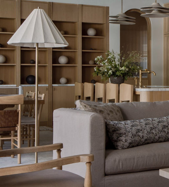 Elodie Brass Floor Lamp