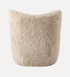 Elowen Chair in Beige Shearling Chairs