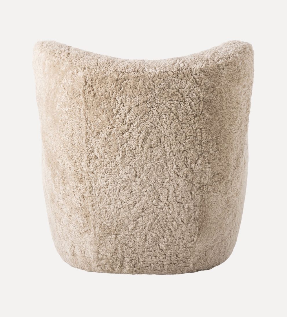 Elowen Chair in Beige Shearling Chairs