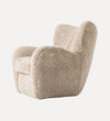 Elowen Chair in Beige Shearling Chairs