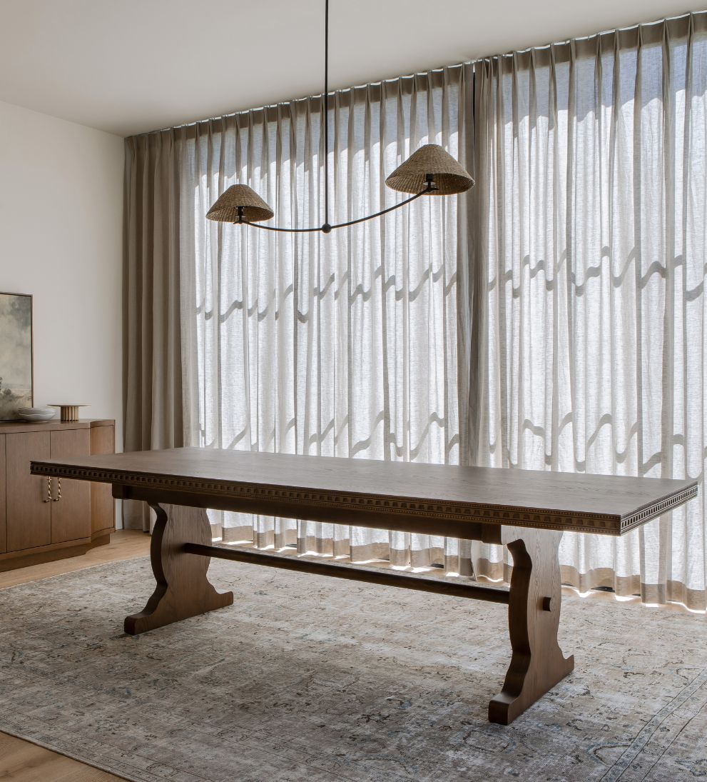 Esme Nutmeg 102-126” Expandable Dining Table Dining Tables