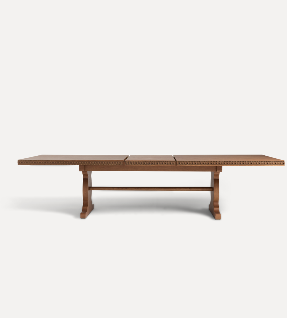 Esme Nutmeg 102-126” Expandable Dining Table