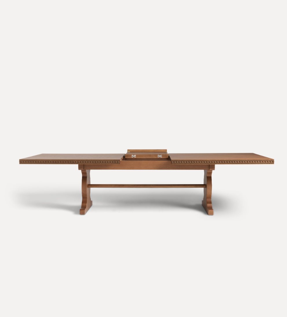 Esme Nutmeg 102-126” Expandable Dining Table