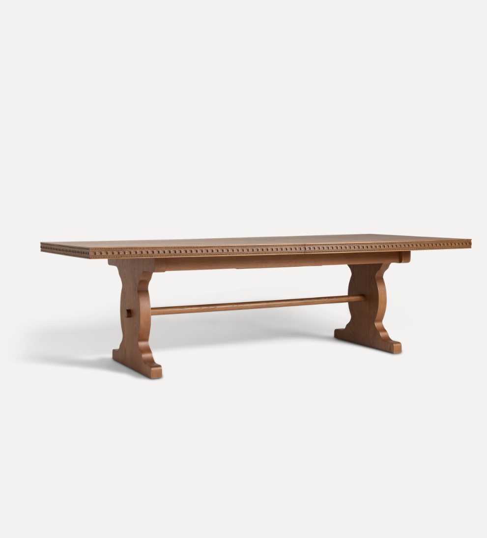Esme Nutmeg 102-126” Expandable Dining Table