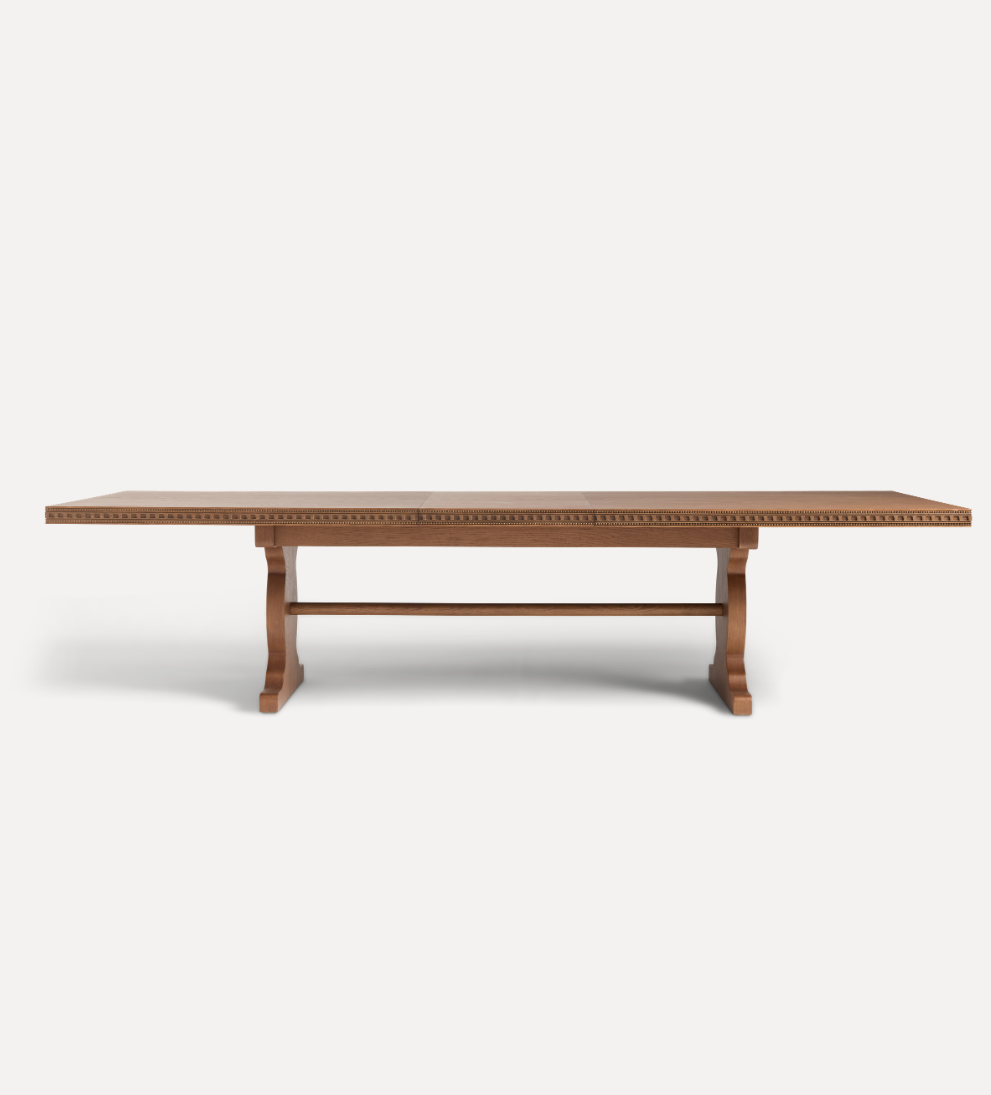 Esme Nutmeg 102-126” Expandable Dining Table