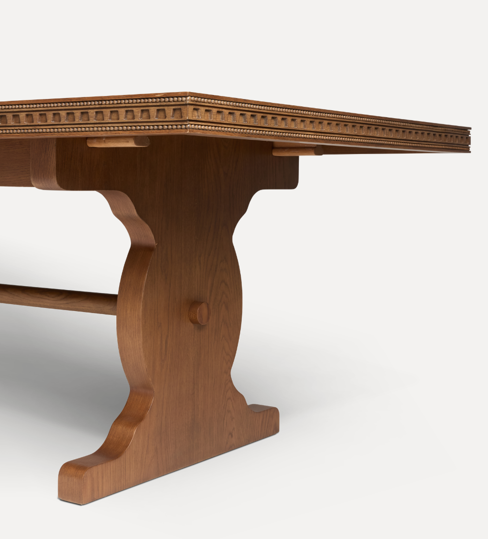 Esme Nutmeg 102-126” Expandable Dining Table