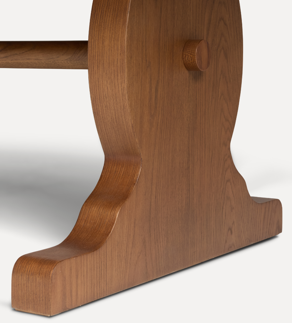 Esme Nutmeg 102-126” Expandable Dining Table