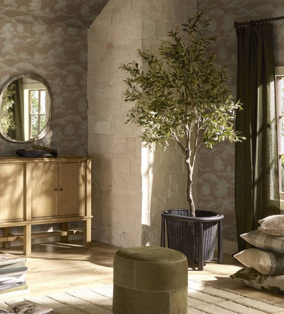 Faux Olive Tree Plants