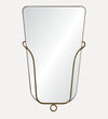 Ferrara Loop Mirror in Aged Brass Wall Mirrors