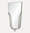 Ferrara Loop Mirror in Aged Brass Wall Mirrors