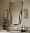 Ferrara Loop in Blackened Brass Wall Mirrors