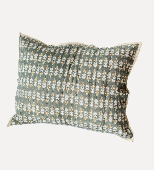 Flora Block Print Sham