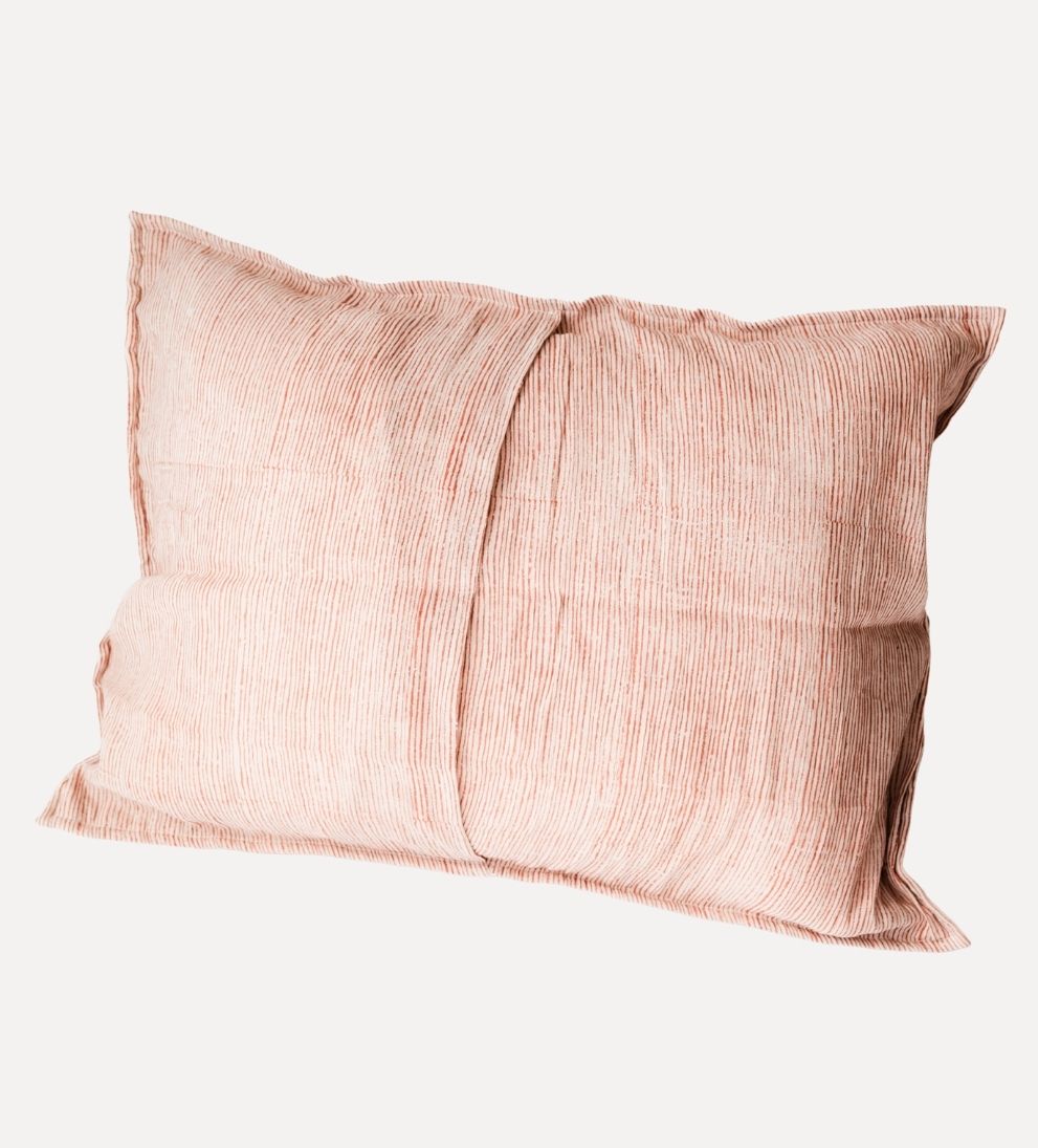 Flora Block Print Sham Pillows