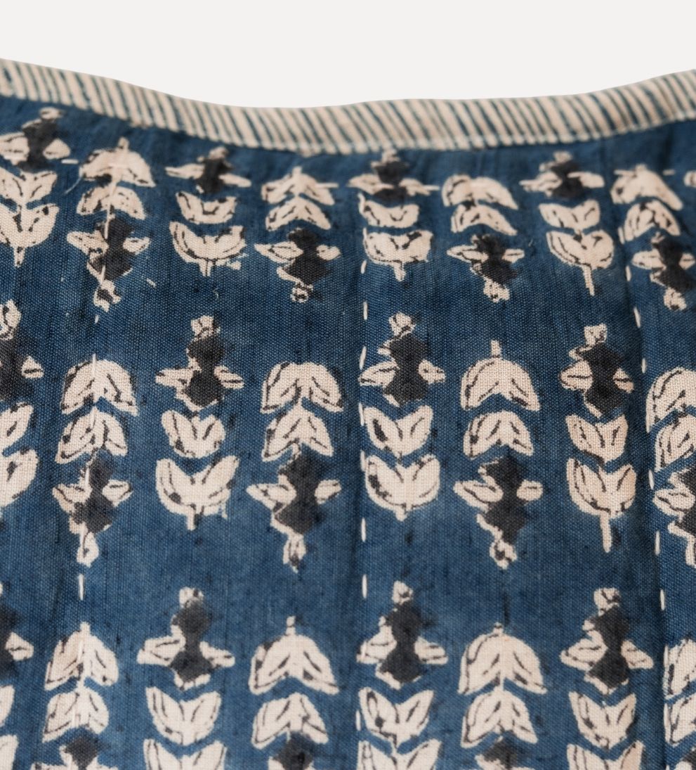Flora Block Print Sham Pillows