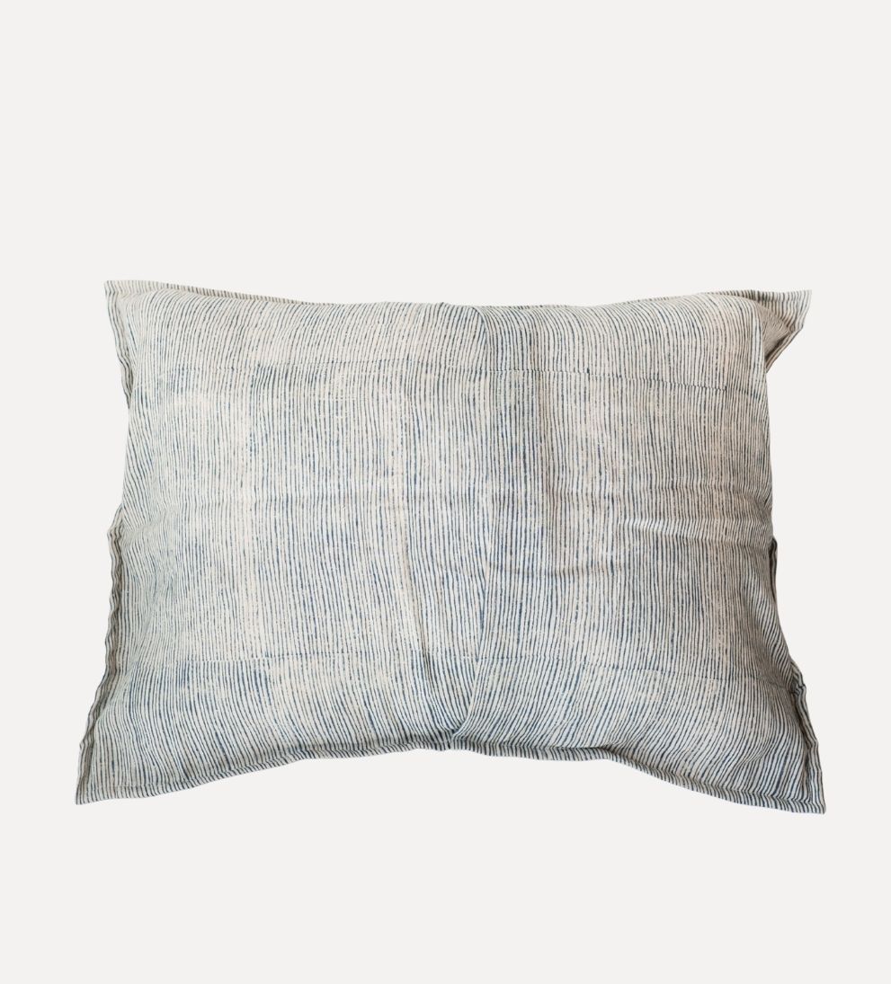 Flora Block Print Sham Pillows