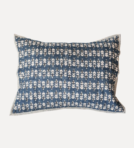 Flora Block Print Sham