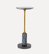 Madeline Drink Table - Black Marble Side & End Tables