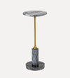 Madeline Drink Table - Black Marble Side & End Tables