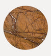 Madeline Drink Table - Brown Marble Side & End Tables