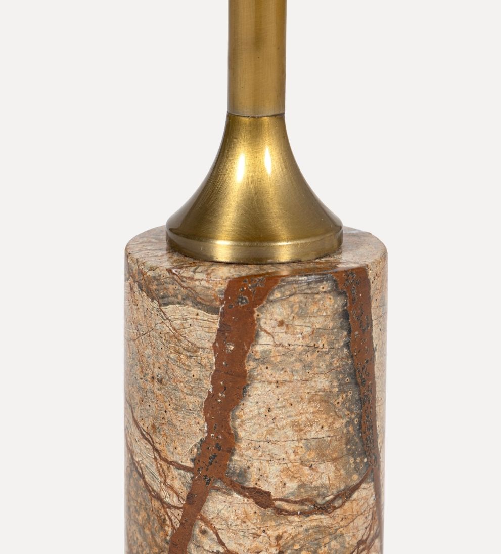 Madeline Drink Table - Brown Marble Side Tables