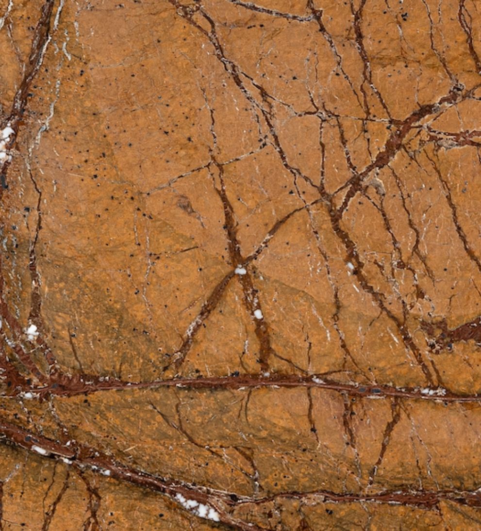 Madeline Drink Table - Brown Marble Side Tables