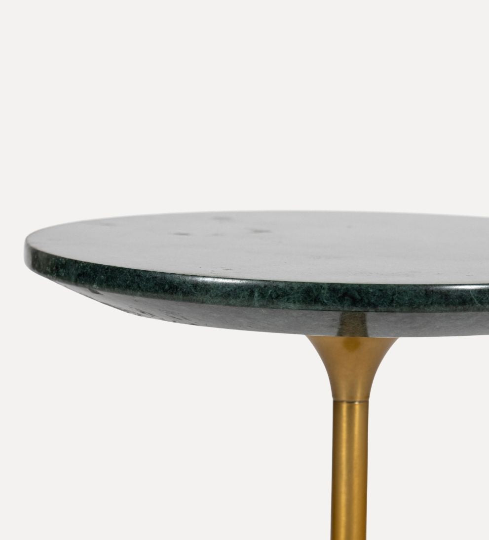 Madeline Drink Table - Green Marble Side Tables