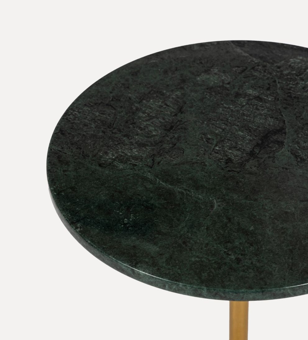 Madeline Drink Table - Green Marble Side Tables