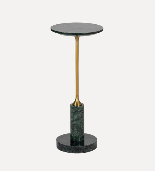 Madeline Drink Table - Green Marble