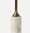 Madeline Drink table - White Marble Side & End Tables