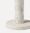 Madeline Drink table - White Marble Side & End Tables