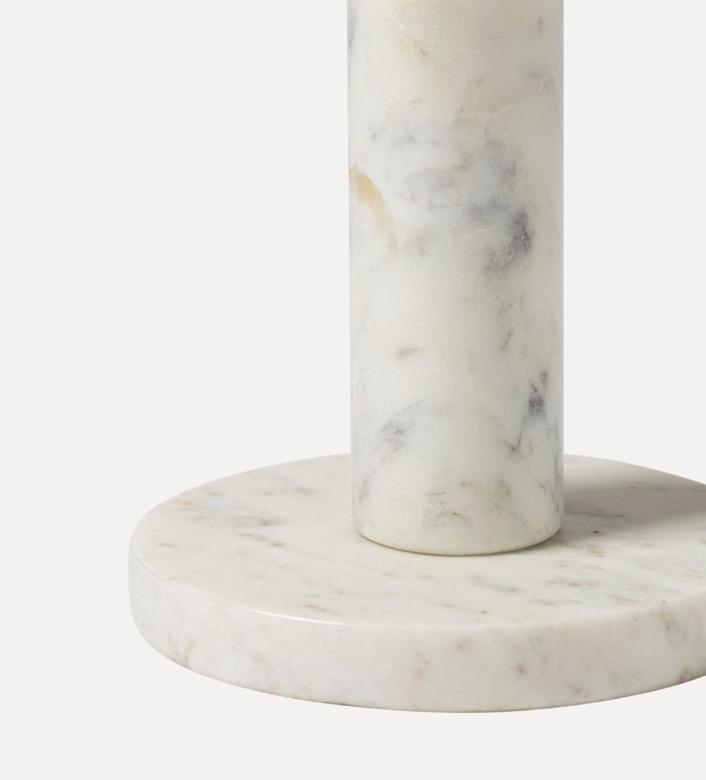 Madeline Drink table - White Marble Side Tables
