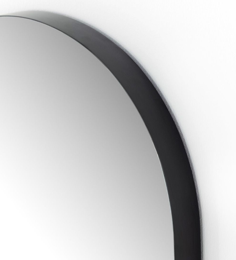 Georgia Small Mirror in Black Wall Mirrors