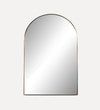 Georgia Small Mirror in Brass