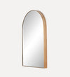 Georgia Small Mirror in Brass