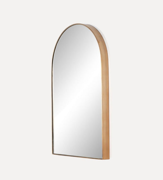 Georgia Small Mirror in Brass