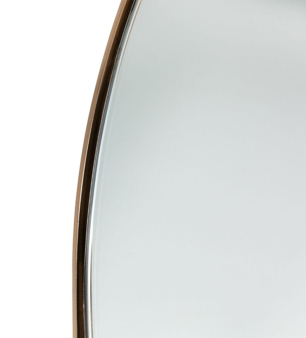Georgia Small Mirror in Brass Wall Mirrors