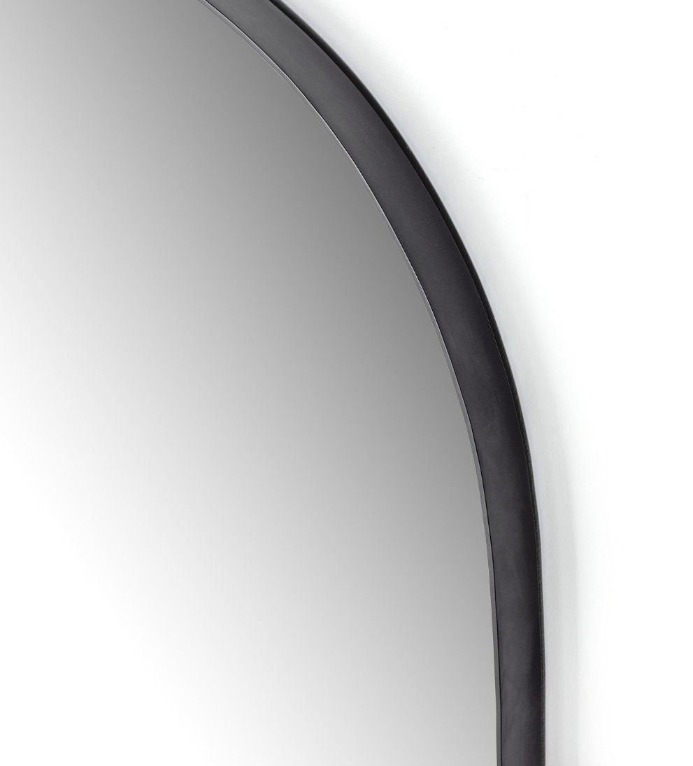 Georgia Wide Mirror in Black Wall Mirrors