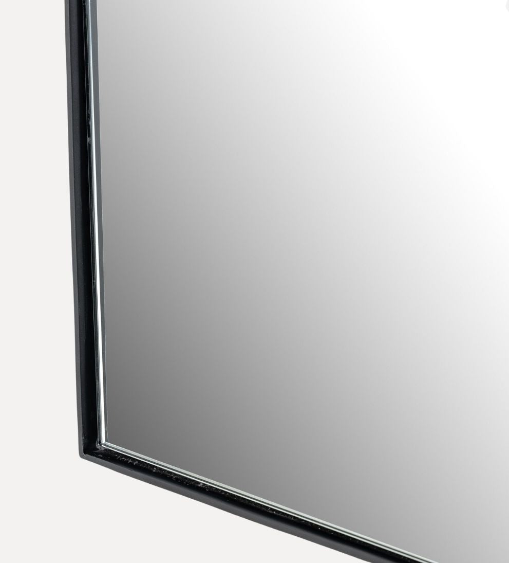 Georgia Wide Mirror in Black Wall Mirrors
