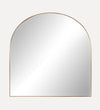 Georgia Wide Mirror in Brass