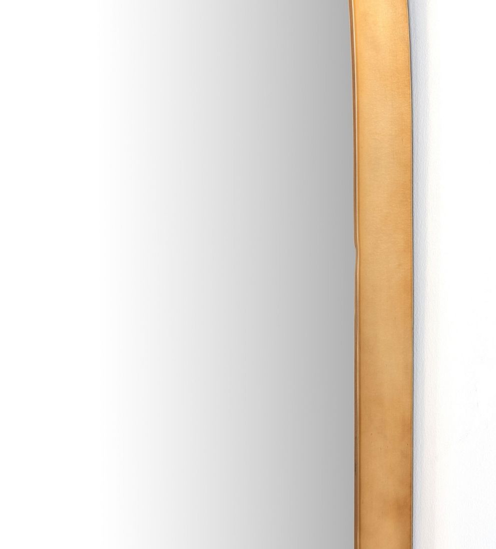 Georgia Wide Mirror in Brass Wall Mirrors
