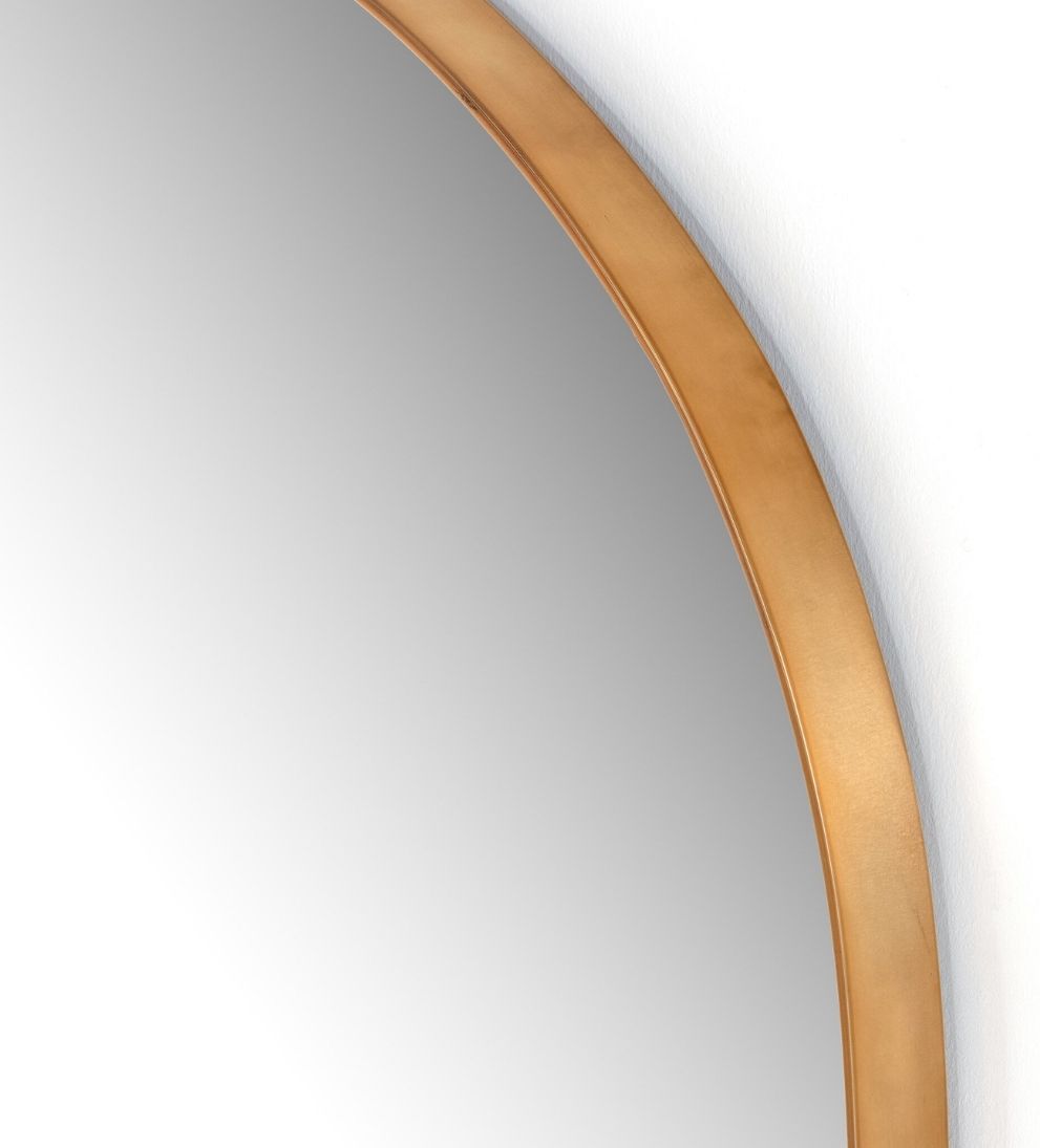 Georgia Wide Mirror in Brass Wall Mirrors