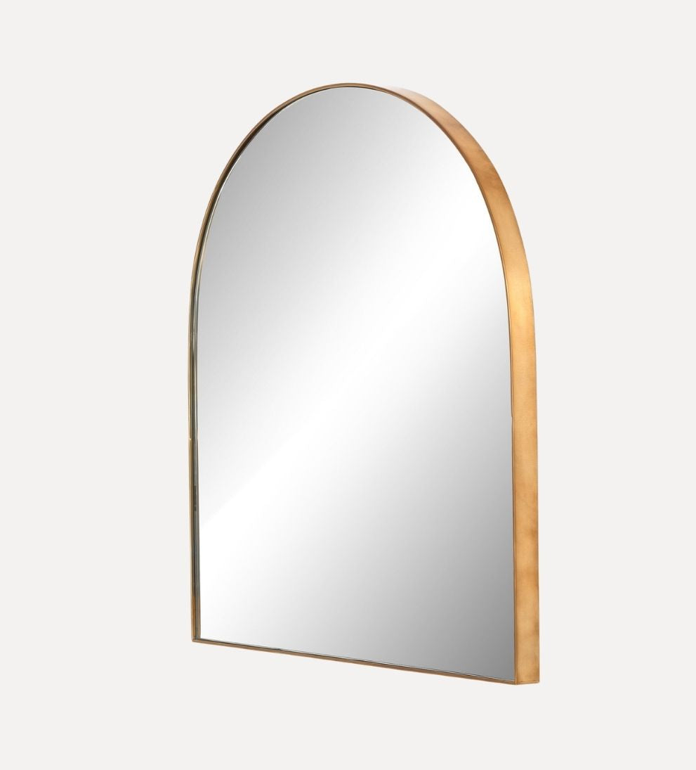 Georgia Wide Mirror in Brass Wall Mirrors
