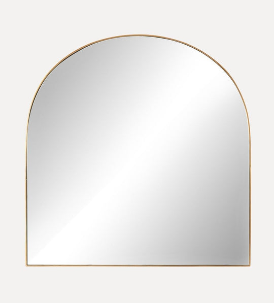 Georgia Wide Mirror in Brass