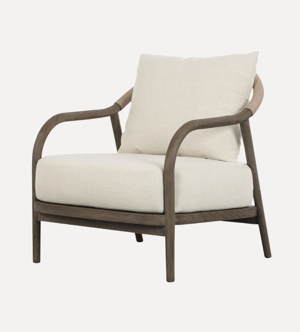 Hallie Outdoor Chair - Cream Outdoor