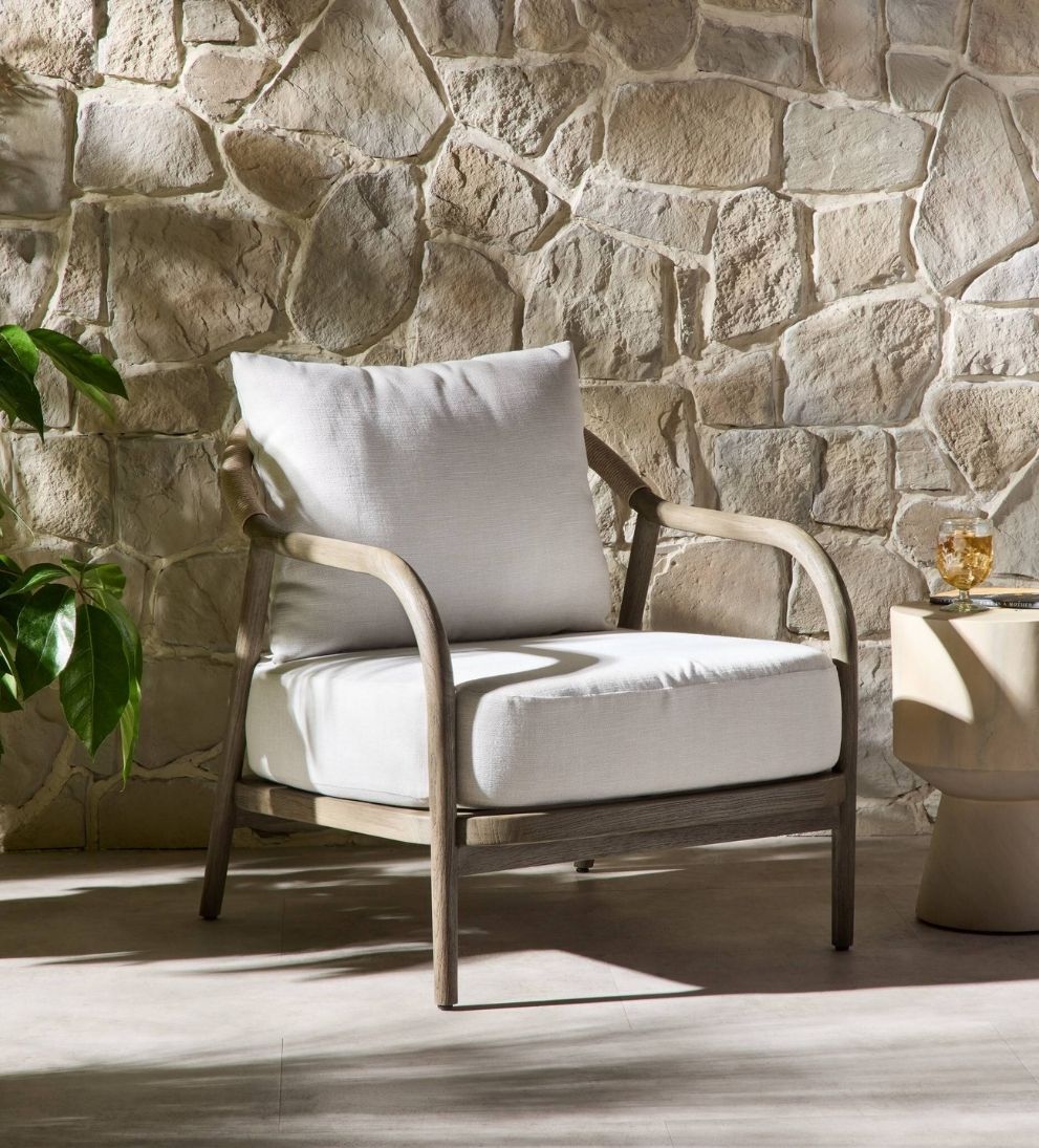 Hallie Outdoor Chair - Cream Outdoor