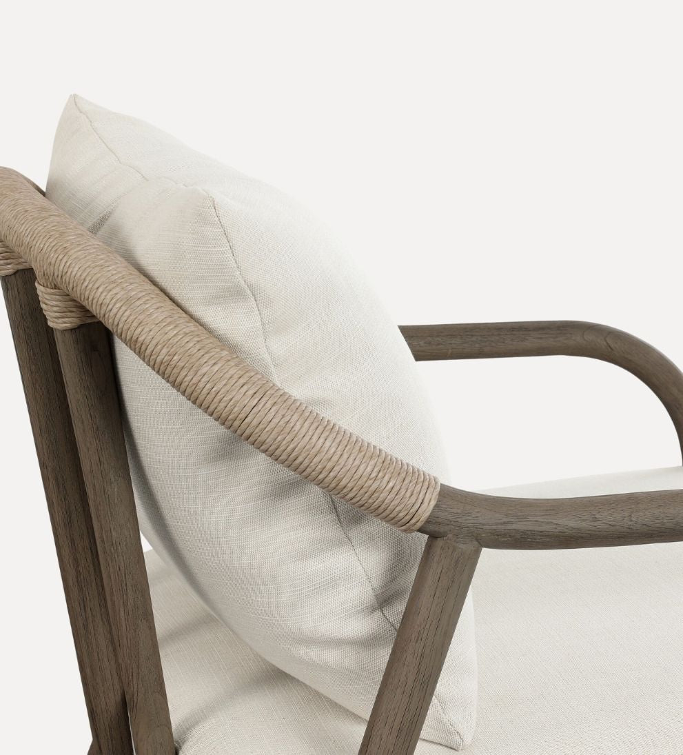 Hallie Outdoor Chair - Cream Outdoor