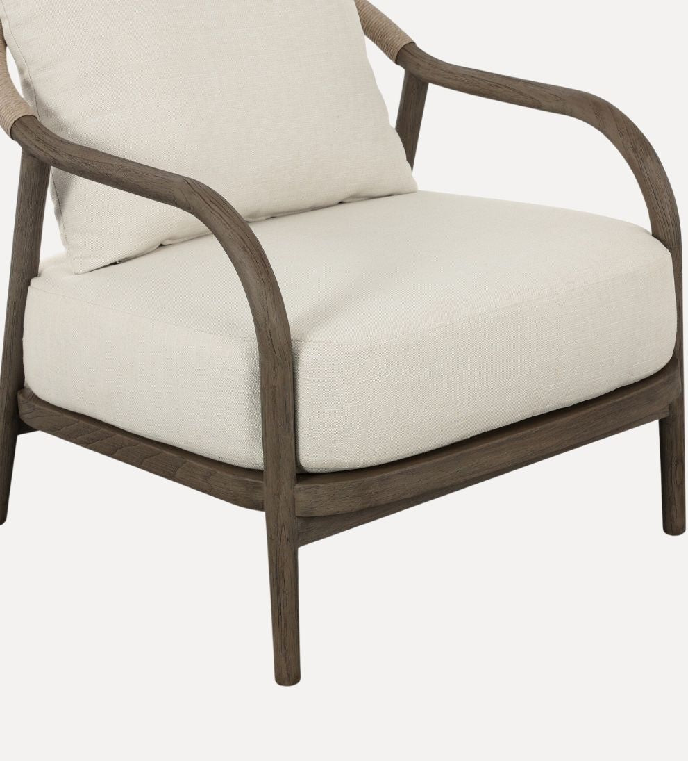 Hallie Outdoor Chair - Cream Outdoor