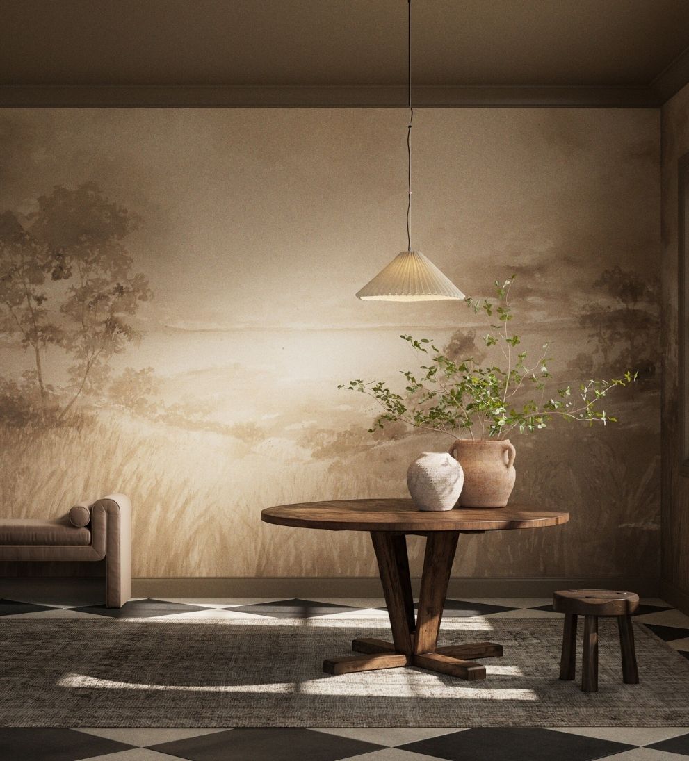 Harmonic Hills Mural by Aileen Fitzgerald - Harmonic Hills Wallpaper