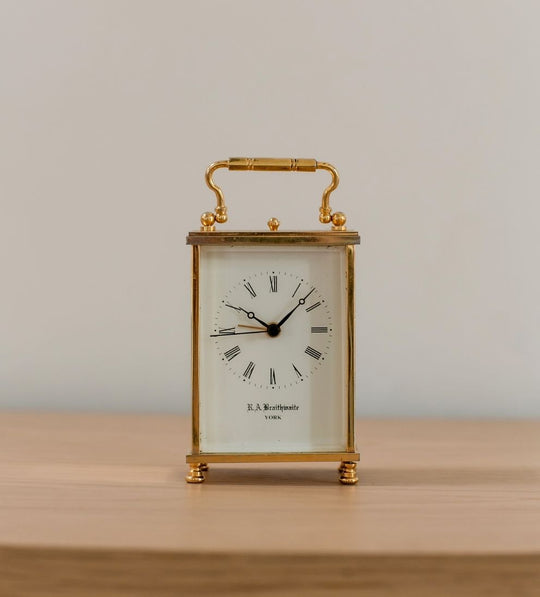 Henri Brass Carriage Clock